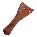 4/4-3/4 Brown Jujube Wooden Violin Fine Tuner String Holder Large with Tail Rope