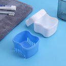 Smooth False Tooth Holder Practical Moistureproof Denture Box False Tooth Cas