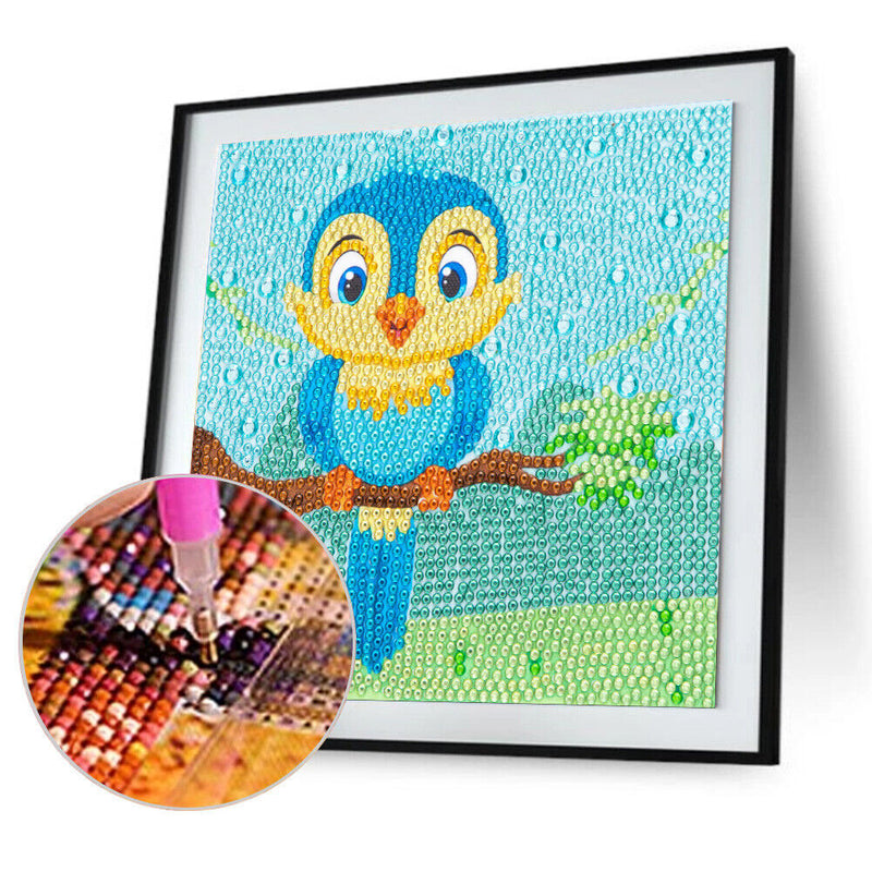 DIY Diamond Painting Full Round Crystal Drill Animal Decor for Kids (DX050)