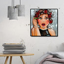 Women 5D diy Full Round Drill Diamond Painting Rhinestone Art Decor (V586)