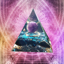 Crystal Energy Generator Pyramid Healing Stone Positive Energy Collect (D) Newly