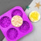 DIY Craft Handmade Cake Mould Silicone Soap Mold Flower Shaped Soaps Supplies