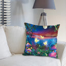 Fluorescent Pillowcase Mushroom Forest Printed Glowing Polyester Pillowcase