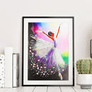Ballet Girl 5D DIY Special Shape Part Drill Diamond Painting Needlework Set