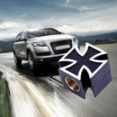 4pcs Universal Cross Style Car Bike Tire Wheel Valve Caps Covers (Black) Newly