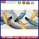 DIY Rhinestone Painting Kit Full Drill Round Diamond Mosaic Feather Room De