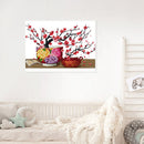 Partial Embroidery 2 Strand Kit 14CT DIY Stamped Cross Stitch Color Flowers Gift