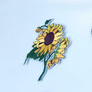 Sunflower Patch Cloth Bag Stickerei Applique Aufkleber X9I2 F0U9
