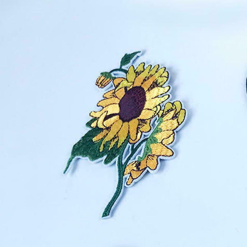 Sunflower Patch Cloth Bag Stickerei Applique Aufkleber X9I2 F0U9