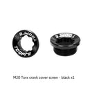 TOOPRE Mountain Bike Crank Cover Screw Cap CNC M20 BB Bottom Bracket Fixing B