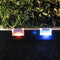 1x Solar Energy Auto Stair LED Light (Milky White Lampshade X4 Color Light)
