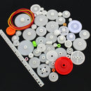 Gear Kids Gift Package Kit Plastic Gears DIY Gear Assortment Axle Belt Bushings