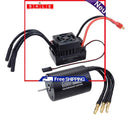 Universal Waterproof 3650 3900KV Brushless Motor 60A ESC Combo for 1/10 RC Cars