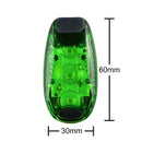 Bicycle Taillight 3 LED Safety Warning Night Lamp for MTB Road Bike (Green)