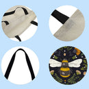 Bee Printed Shoulder Shopping Bag Casual Large Tote Handbag (40*40cm) A