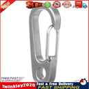 Titanium Ti TC4 Outdoor Key Carabiner Keyring Keychain Holder (Ti Color) Newly