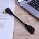 15cm 90 Grad Ellenbogen HDMI-männlich Anschluss HDMI weiblich Port Extender Kabe
