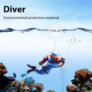 Aquarium Fish Tank Landscape Diver Underwater Water Aquatic Ornament (Blue)