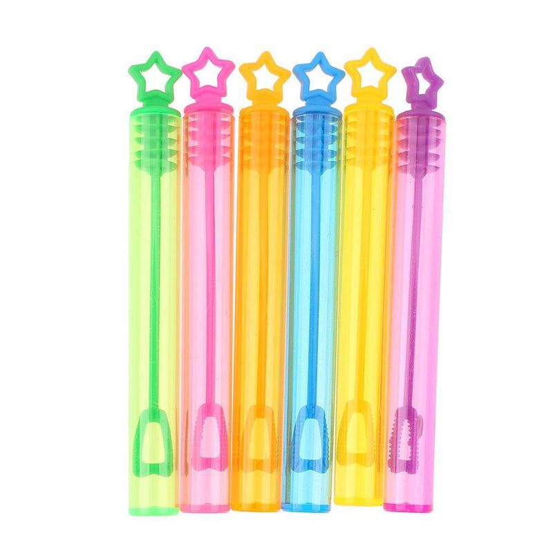 24pcs Funny Kids Outdoor Soap Bubble Bottles Toys Home Wedding Decor(Star)