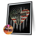 5D Diamond Painting Abstract Cross Full Round Drill Wall Rhinestone DIY Craft