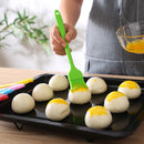 Seasoning Silicone Brush Non-stick Basting Pastry Kitchen BBQ Brush (Blue)