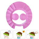 Adjustable Baby Child Shampoo Cap Bath Shower Cap Laundry Hair Sign Pink