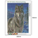 5D DIY Full Drill Diamond Painting Wolf Cross Stitch Embroidery Wall Art Newly