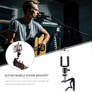 Guitar Phone Head Clip Holder Music Singing Song Live Broadcast Guitar Support