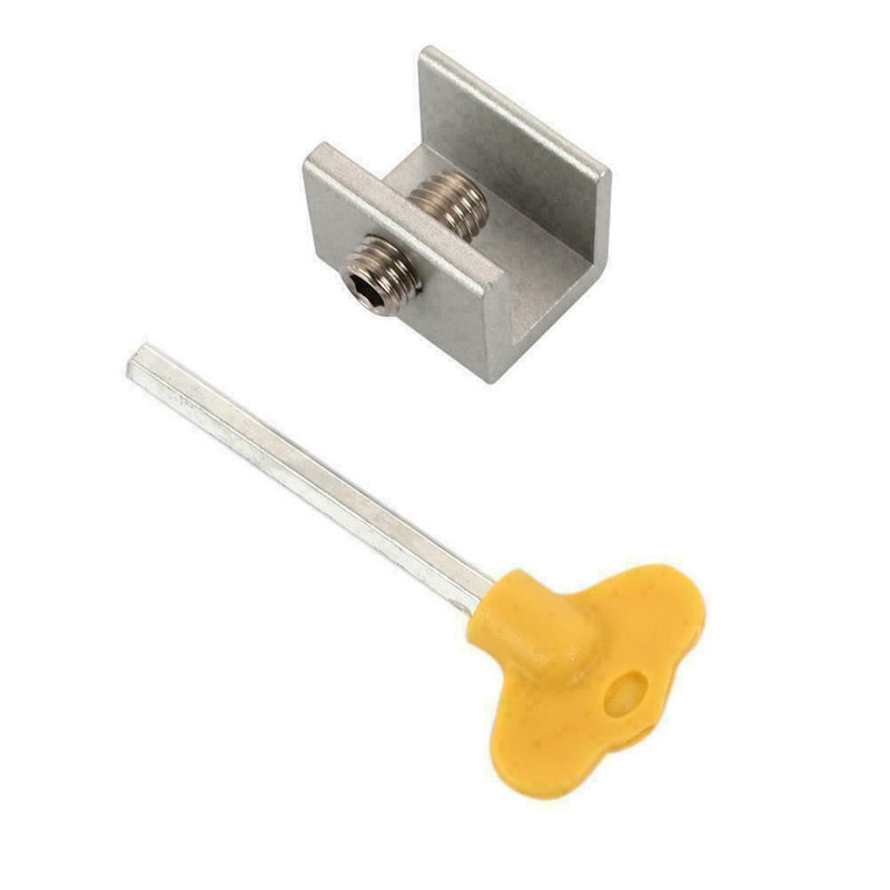 Aluminum Safety Locks Window For Home Adjustable Slide Stopper Door Goo J0S8