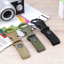 3pcs Nylon Webbing Buckle Water Bottle Holder Clip Climb Carabiner Belt Newly
