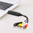 USB 2.0 Video Capture Card VCR VHS TV to DVD DVR Digital Converter Audio Adapter