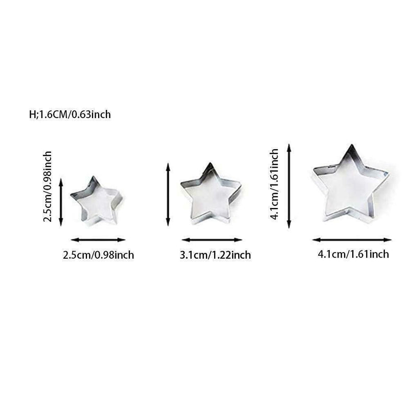 30 Pcs Mini Cookies Cutter Shapes Small Molds For Pastry K U Clay Cakes D6U0