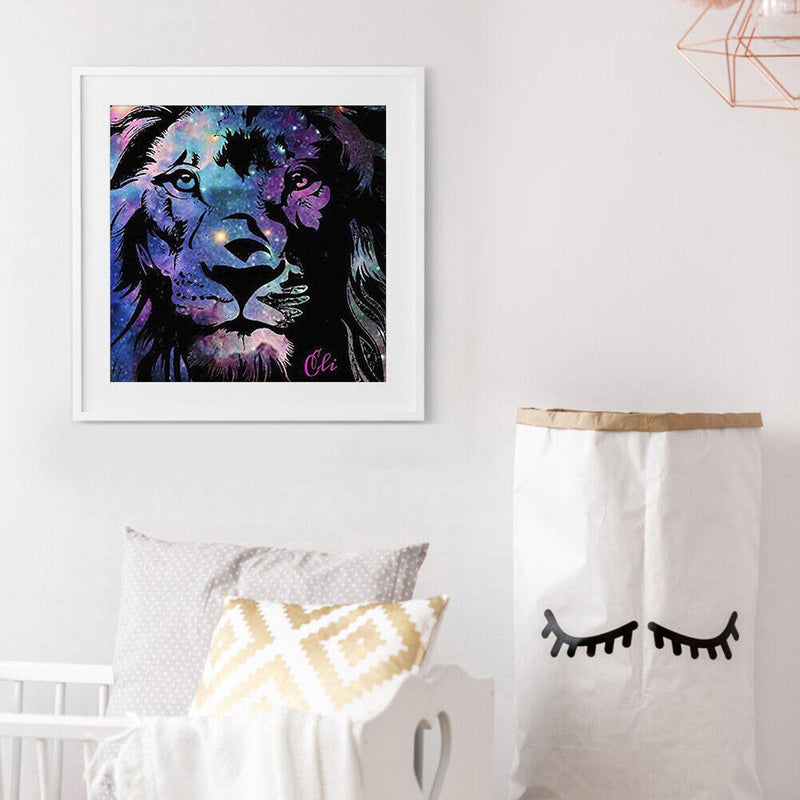 5D DIY Full Drill Diamond Painting Luminous Tiger Cross Stitch Embroidery Gift