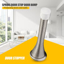 Wall Mounted Spring Door Stopper Bedroom Baseboard Wall Decorative Door Protect