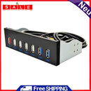 5.25"" 19Pin to 2 USB3.0+4 USB2.0+BC1.2 Fast Charge Optical Drive Front Panel