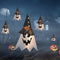 #A Halloween Luminous Ghost Face Weird Atmosphere Props for Garden Home Backgrou