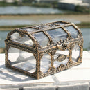 Plastic Transparent Gem Crystal Storage Organizer Pirate Treasure Box Container