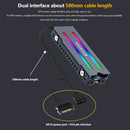 FinalCool M2 SSD Heat Sink NVMe 2280 Solid State Hard Disk Aura Sync ARGB Cooler