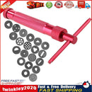 DIY Craft Pottery Clay Extruder Fondant Cake Slime Gun Modeling Tool(Red) Newly