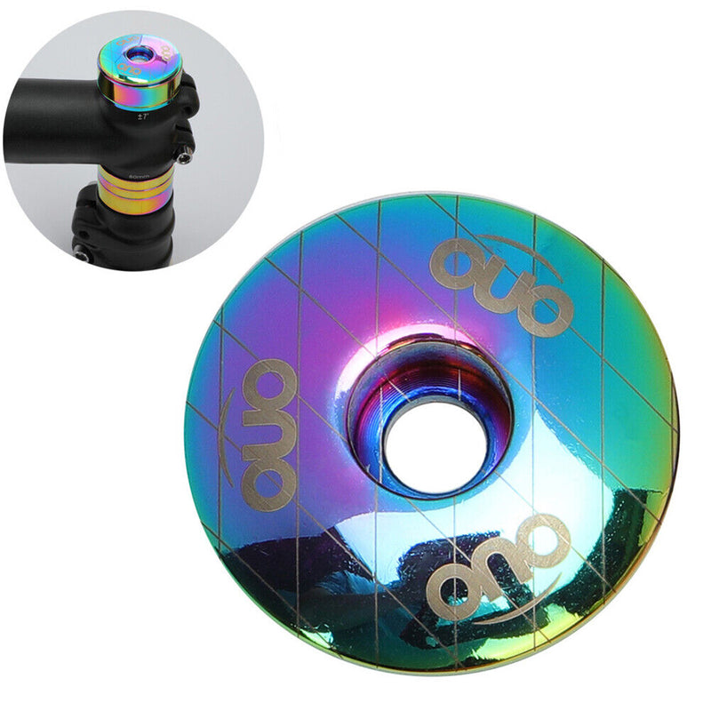 OUO MTB Mountain Road Bike Headset Cover Aluminum Alloy Bowl Cover Stem Top C
