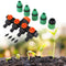 4 Way Hose Splitters Automatic Watering Pipe Linker Timer Garden Irrigation