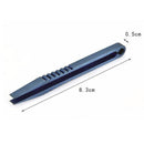 Pocket TC4 Titanium Alloy Tweezers Outdoor Camping Clamping Gadget (Blue)