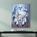 Dreamcatcher and Wolf 5D DIY Full Drill Diamond Painting Rhinestone Wall Picture