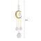 #A Wind Chime Crystal Ornament Diamond Pipa Moon Prism Windbell Pendant Jewelry