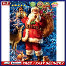 5D DIY Diamond Painting Santa Claus Full Round Rhinestone Home Wall Art Pic