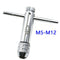 Drill Bit Adjustable Hand Tapping Tools Metric Screw Ratchet Wrench Tap Wrench