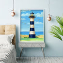 Diamond Painting Lighthouse Full Round Drill Picture of Rhinestone DIY Drawin