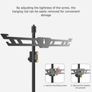 Outdoor Camping Folding Hook Rack Aluminum Alloy Lamp Hanging Rod Fixing Stand