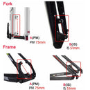 Bracket 160mm Bicycle Accessories Disc Brake Adaptor A To B PM/IS Converter