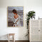 Frameless Oil Paint By Numbers DIY Girl Back Picture Craft Kit for Living Room